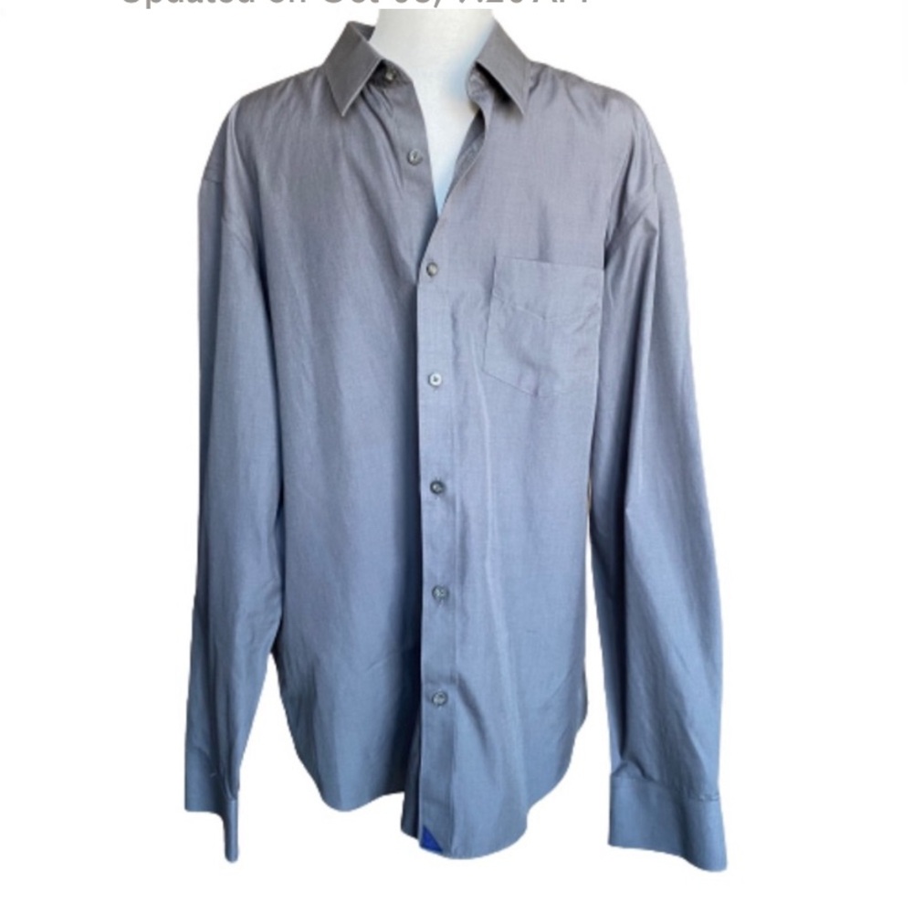 Untuckit Gray Button front shirt